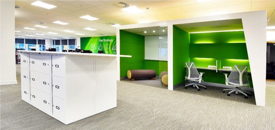 Meeting Pods in Green